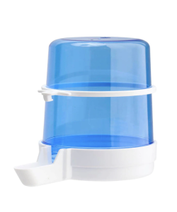 Blue Plastic Bird Cage Water Drinker 400ml - Pack Of 5